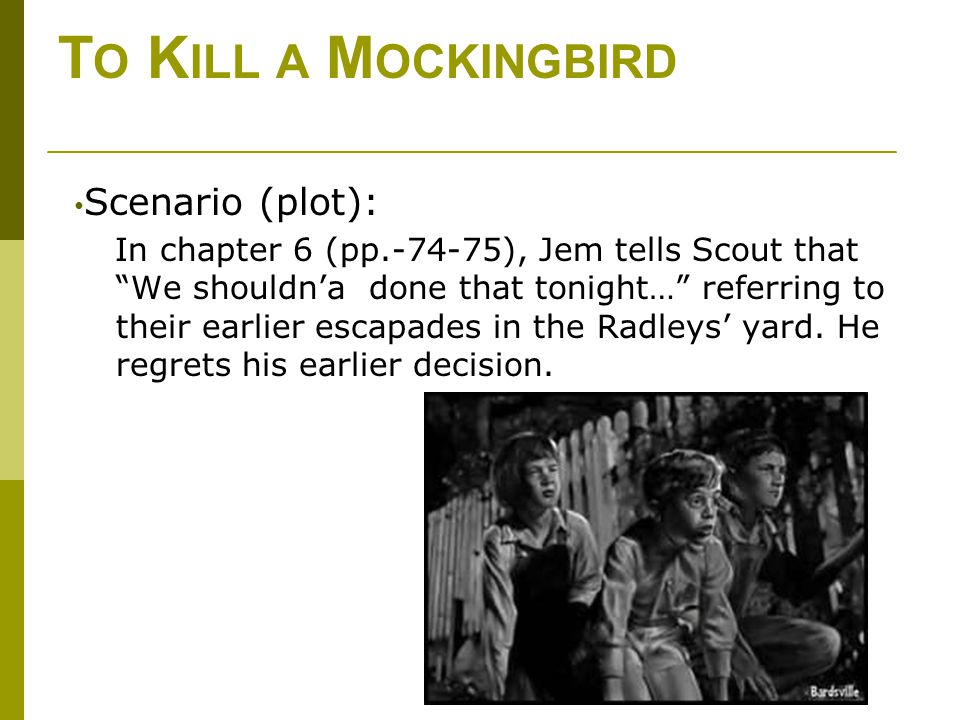 To kill a mockingbird scouts development